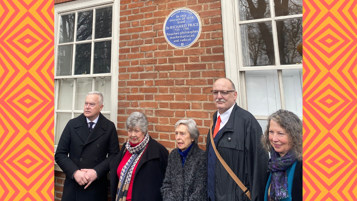 Richard Price's 300th birthday celebrated with blue plaque The Unitarians